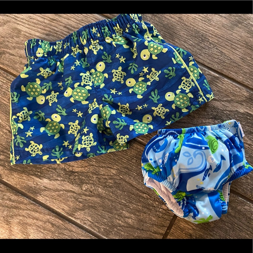 🐢iplay swim diaper and swim shorts 6 months